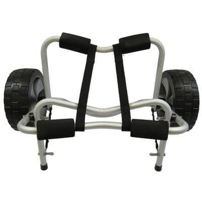 Folding Kayak Trolley With Kickstand (SUP Paddle Board Canoe Carrier)