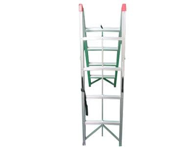 Folding Ladder 4 Step Aluminium (EN131 Portable Stable Double Sided)