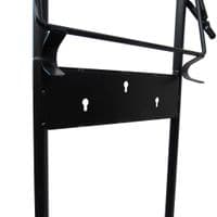 Folding Saddle Rack Trolley Cart (Horse Tack Carrier Rug Rail Hooks)