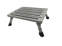 Folding Aluminium Adjustable Single Step | SecureFix Direct