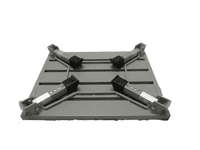 Folding Aluminium Adjustable Single Step | SecureFix Direct