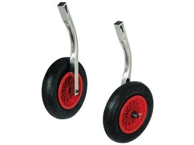 Folding Type Launching Wheels - Dinghy Marine RIB Stainless Steel Boat Carrier Launcher
