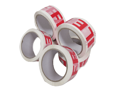 Fragile Tape x72 (Packing Rolls Parcel Strong Sellotape Sealing Box Printed Sticky Shipping)