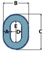 8MM X 24MM Galvanised Calibrated Chain | SecureFix Direct