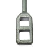 Galvanised Canal Boat Lock Key | SecureFix Direct