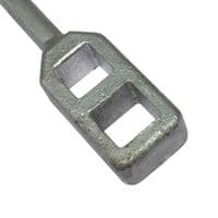 Galvanised Canal Boat Lock Key | SecureFix Direct