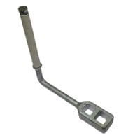 Galvanised Canal Boat Lock Key | SecureFix Direct