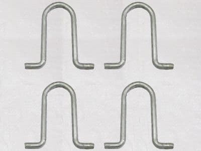 Galvanised Concrete In 'U' Bolt x4 (Caravan Tether Ground Anchor Security)