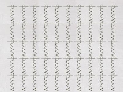 Galvanised Corkscrew Ground Anchor Spikes X50 (Screw Picket Heavy Duty Stake Tent Tie Camping)