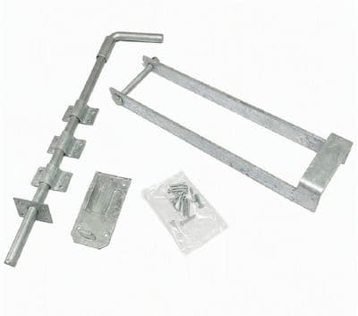 Galvanised Double Field Gate Fastener Set