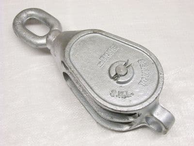 Galvanised Lifting Pulley Sheave Block 3