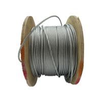 Galvanised Wire Rope 100M 7MM 7x19 | SecureFix Direct
