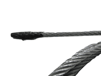10M 7x19 Galvanised Soft Eye Wire Rope | SecureFix Direct