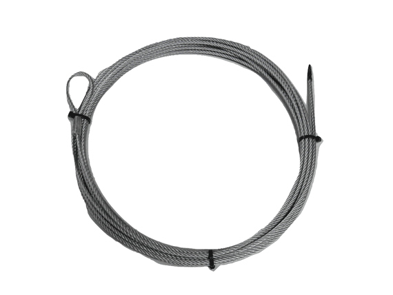 10M 7x19 Galvanised Soft Eye Wire Rope | SecureFix Direct