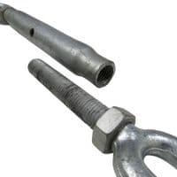 6MM - 64MM Rigging Screws Galvanised | SecureFix Direct