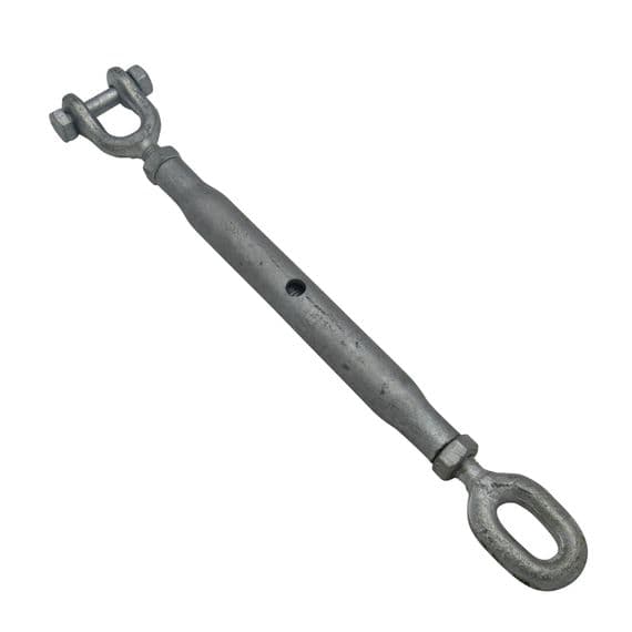 Galvanised Rigging Screw Eye and Jaw | Securefix Direct