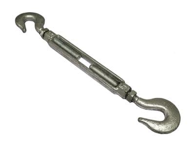 Galvanised Turnbuckle Open Body Straining Screw Hook Hook (US Spec Wire Tensioner)