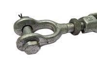 Jaw & Jaw Galvanised Turnbuckle | SecureFix Direct