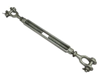 Galvanised Turnbuckle Open Body Straining Screw Jaw Jaw (US Spec Wire Tensioner)