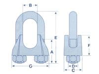 30MM  Wire Rope Grips | SecureFix Direct
