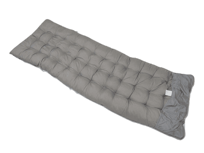 Garden Recliner Chair Cushion in Grey (Zero Gravity Outdoor Sun Lounger Replacement Seat Pad)