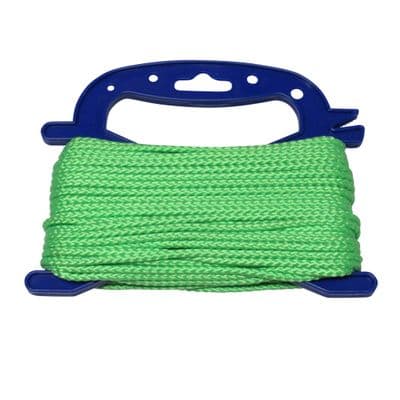 General Purpose Utility Cord 4MM 20M (Green Rope Fluorescent Hi Vis Camping)
