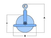 Gin Wheel Pulley & Rope 250KG | SecureFix Direct