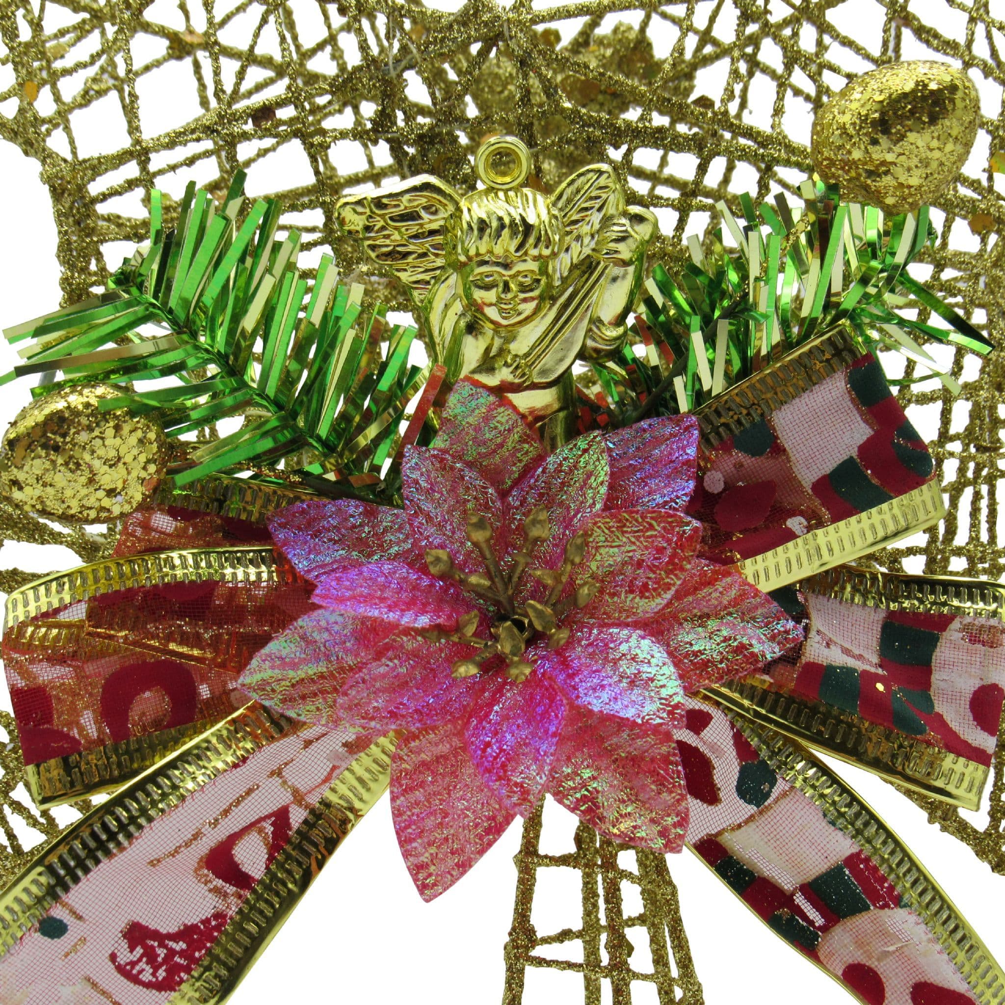 Xmas Tree Topper Gold Star SecureFix Direct