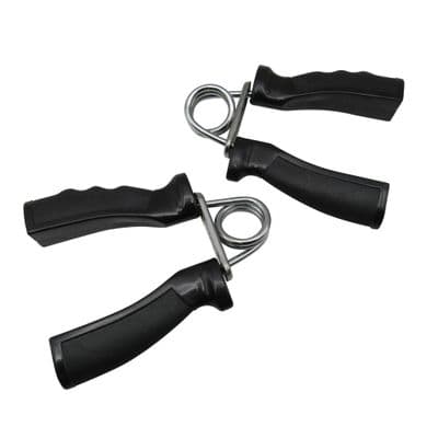 Hand Grippers Forearm Strengthener Black X2 (Wrist Fitness Exerciser Training)