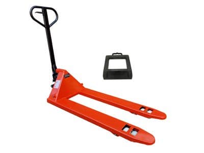 Hand Pump Pallet Truck & Wheel Chock 2 Ton (Fully Assembled Heavy Duty Jack Manual Trolley 2T)