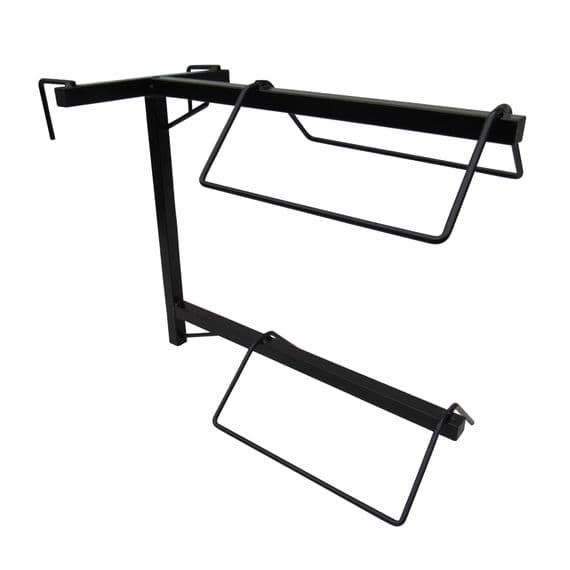 Black Double Saddle Rack | Secure Fix Direct