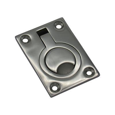 Hatch Lifting Ring Stainless Steel 48MM x 38MM (Marine Lift Boat Flush Fit Deck)
