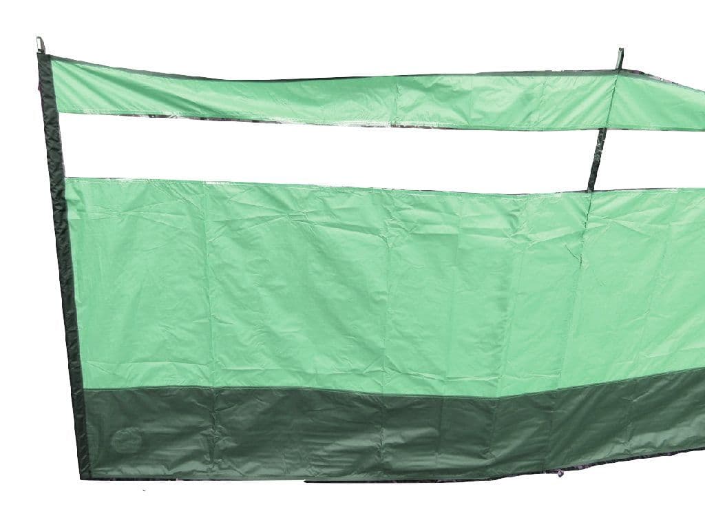 SecureFix Direct Deluxe Windbreaker 4M – With Metal Poles & Clear PVC Window