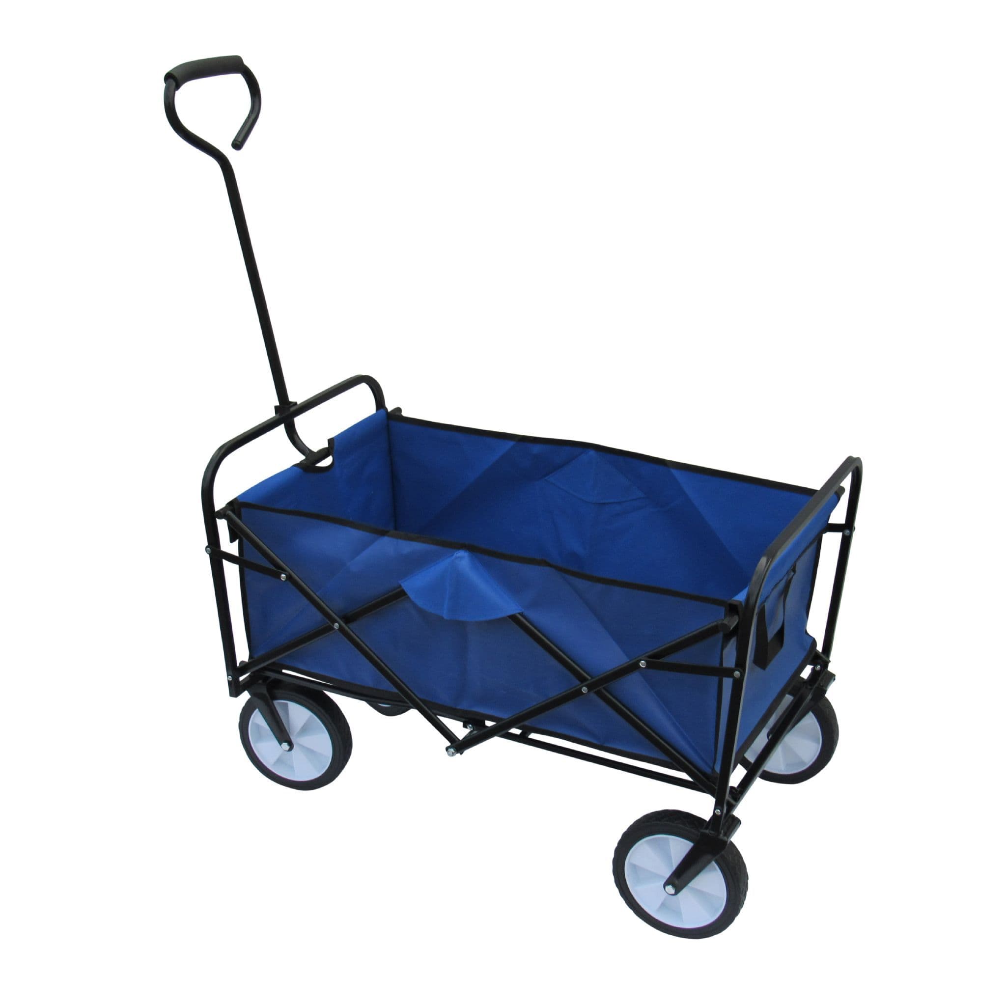 SecureFix Direct - Folding Pull Along Trolley Wagon (Beach Cart Garden Camping Festival)