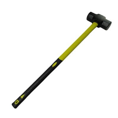 Heavy Duty Lump Sledge Hammer with Fibreglass Shaft (7lb - 14lb Sledge Hammer)