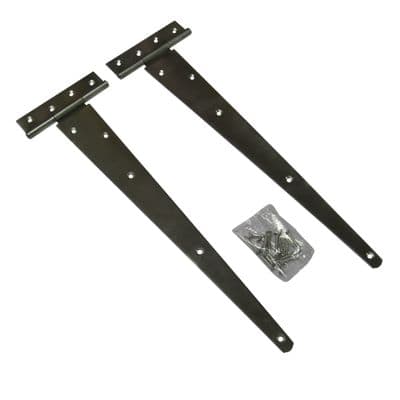 Heavy Duty T Hinges Stainless Steel (Gate Door Shed Barn Cabinet T-Strap Pair)