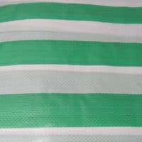 Green and White Tarp Cover | SecureFix Direct