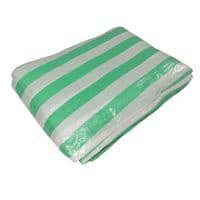 Green and White Tarp Cover | SecureFix Direct