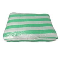 Green and White Tarp Cover | SecureFix Direct
