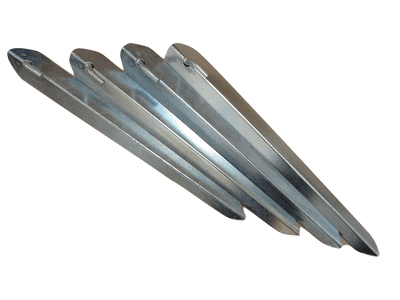 Heavy Duty Tent Peg Anchors X4 (Ground Stake Awning Spike Gazebo)