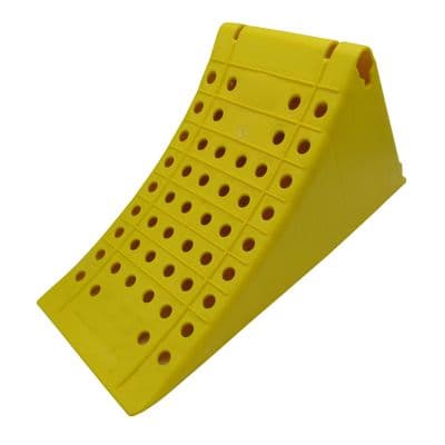 HGV Wheel Chock & Handle X2 (Heavy Duty Truck Trailer Motorhome Lorry)