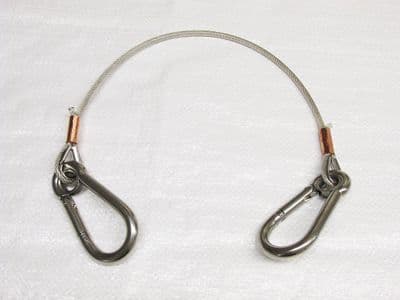 Hook And Hook Outboard Engine Safety Cable - Marine Motor Yacht Boat PVC Breakaway Security