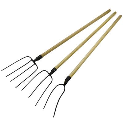 Horse Stable Hay Pitchfork - 2,3, or 4 Prong (Farm Fork Manure Garden Black)