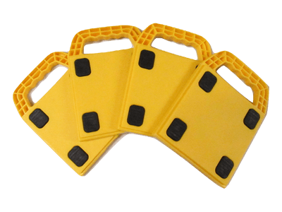 Jack Pads x4 (Stabiliser Support Levelling Plates Universal Square Motorhome Caravan Jacking)