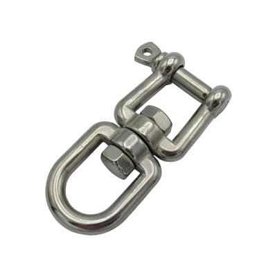 Jaw  Eye Swivel Shackle Stainless Steel 8MM (Marine Boat Sailing Pin 1662KG)