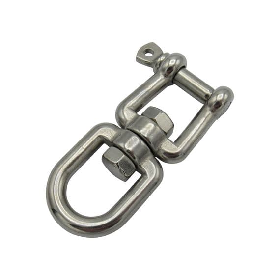 Stainless Steel Eye & Jaw Swivel 8MM | SecureFix Direct