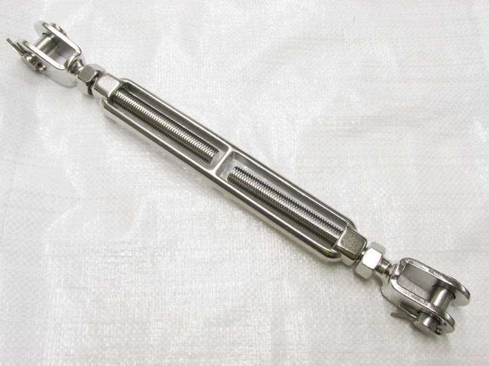 M16 Stainless Turnbuckle Jaw & Jaw SecureFix Direct