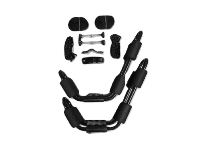 Kayak J Bars (x1 Pair Car Roof Rack Canoe Carrier Straps Double J Heavy Duty)