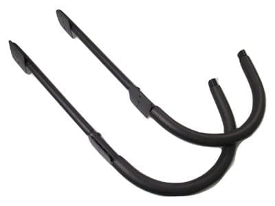 Kayak Wall Mount Hanger Brackets Pair 45KG (Heavy Duty J Hook Garage Storage)