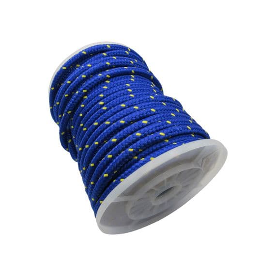 Kernmantle Rope Polypropylene 8MM 100M Blue 16 Plait Double Braided PP